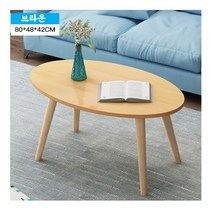 스티브 데스크 108 느티나무원탁 쇼파협탁 입식 좌식 거실 테이블 소파, 브라운