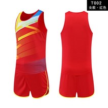 마라톤싱글렛 트레이닝 러닝 유니폼 마라톤 민소매 조끼 기능성, 25 여성용 레드 a