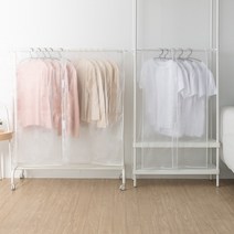 할메이드 반투명 행거 가리개 덮개 커버 2P, 행거 커버 대 2P, 2개