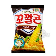 롯데 꼬깔콘군옥수수134g 옛날과자 추억의간식 군것질, 1개, 134g