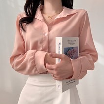 투디 링클프리 오픈 카라 셔츠 블라우스 국내제작 5color