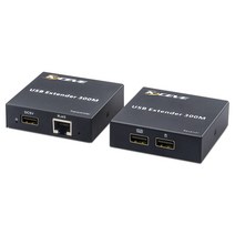 KCEVE USB 연장기 300m USB 익스텐더 USB 키보드 마우스 데이터 전송 CAT 5e67 케이블을 통한 최대 300m USB 1.1 장치 지원 Windows osx Linx 유닉스 등 지원