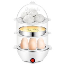 PYHO계란찜 용기 3단계란찜기 전자렌지 계란찜기ZDQ05, 3단