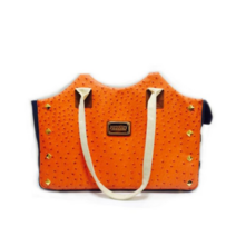 EM_타조모던백2(오렌지) 애견이동장 고양이이동장 슬링백 애견슬링백 애견용품 애견외출용푸, 단일