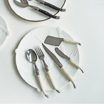 라귀올 장네론 아이보리 커트러리 5 Type 프랑스 정품 스푼 포크 나이프 버터 치즈커터, 나이프1P