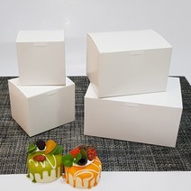 선물상자 쿠키상자 마카롱 머핀 포장상자, 57. 원터치 화이트상자 (1호), 1개