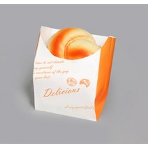 U자형 와플 내유봉투(오렌지) 가로9 x 폭4 x 길이11cm, 1개