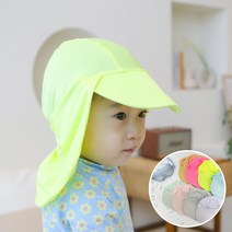 J 스판플랩캡 유아여름모자 아기 아동 물놀이 수영모자 숲체험