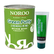 노루페인트 그린퍼티 목재 철재 자동차용 포리빠데 1L, 1개