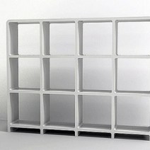 책장수납함 낮은책꽂이 서재장 더크린 DIY L300 4 3 오픈 거실 공간분리, 블랙