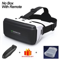 VR게임 가상현실 헤드셋 스마트 헬멧 스마트폰 게임 영화 상자 컨트롤러 포함 브이알, a-no box y1 리모컨