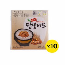 브랜드없음 [평창나또]평창나또 노란콩나또 (50gx2) x 10개, 단품없음