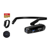 브이로그카메라 웨어러블캠 비디오 카메라 4K YouTube 블로깅 카메라 Ordro EP6 헤드 POV FPV 원격 제어 블로거 용 WiFi 캠코더, 리모콘이 있는 EP6