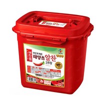 CJ 해찬들 태양초 매운 알찬 고추장 4.5kg 대용량 업소용고추장