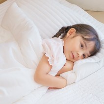 아리베베 누빔 냉감 유아 신생아 태열 밴딩 베개 커버, 냉감 스퀘어, 베개 SET (커버+솜), 70cmx30cm