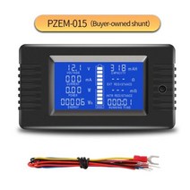 저항계 절연 접지 디지털 DC 0-200V 300A 전압 현재 자동차 배터리 테스터 용량 저항 전기 측정기 모니터 12v 24v 48v 96v, PZEM015 no shunt, 02 PZEM015 no shunt