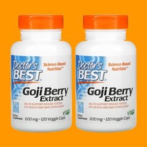 1+1 닥터스베스트 고지베리 추출물 600mg 120정 베지캡슐 Goji Berry 구기자 GBE