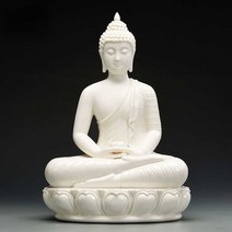 세라믹 인테리어 불상 석가모니 아미타 부처님 장식, 고타마 붓다(노란 옷)
