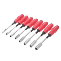 드라이버중공 축 너트 드라이버 육각 비트 소켓 미터법 크기 7-14mm 금속 키 렌치 스크루 수공구, 03 10mm