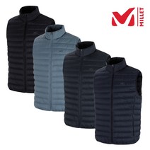 밀레 MILLET 4칼라 남성 남자 가을 겨울 가볍게 입기 좋은 일상 데일리 스타일 경량 오리 덕 다운 조끼 베스트