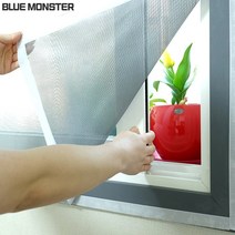 블루몬스터 맞춤 벨크로 방충망 창문 베란다 미세먼지 해충 차단 초미세특수망
