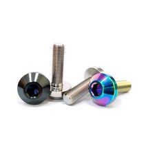 BW티탄 자전거 티타늄 스템 BMX 볼트 3/8-24 32mm, 블랙, 1개