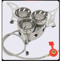 거꾸로타는화목난로RU 11000W 3 코어 스토브 캠핑 가스 고출력 용광로 엔드 방풍 헤드 야외 야생 캠프 CE, 02 Type 2