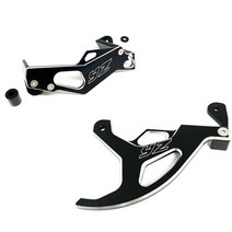 바이크 오토바이 액세서리 후면 브레이크 캘리퍼스 가드 디스크 커버 YZ 125 250, 12 Black