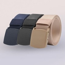 남여 공용 군대 밀리터리 패브릭 소재 심플 벨트 질긴 여성 군용 나일론, 베이지