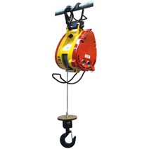 [싹스리공구] 미니윈치 UDT키오윈치 2홀 도르래 도르레 호이스트 전동윈치 단상 220V 180kg/240kg/300kg 와이어길이 30M, KI-180DM(UD-180T)