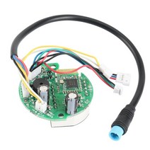 전동 킥보드 2발 10인치 접이식 휴대용 성인 대리기사 ninebot es2 전기 킥 스쿠터 스쿠터 어셈블리 교체용 대시보드 스위치 패널 대시 보드(쉘 없음), 어두운 회색