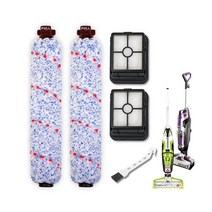 비셀 크로스웨이브 일체형 습식 건식 진공 PET PRO 및 코드리스 액세서리 교체 부품다, 2 Multi-Surface Brush Rolls+2
