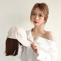 모자가발 항암가발 단발 동그란 얼굴 웨이브 커버, 옵션03