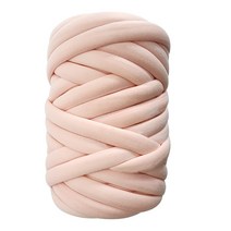 트윈브로 프리미엄 패브릭 자이언트얀 손 뜨개실 1kg, 피치핑크