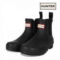 헌터(HUNTER) 헌터 레인부츠 오리지널 첼시 여성 장화 블랙 WFS2078RMA-BLK 293734