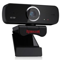 웹캠 REDRAGON-GW800 APEX USB HD 웹캠 자동 초점 내장 마이크 1920X1080P 30fps 웹 캠 카메라 데스크탑 노트북 게임 PC 용, 02 Black-720P