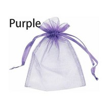 20/50/100PCS 포도 과일 보호 가방 정원 Drawstring 그물 메쉬 안티 조류 식물 나무 Organza, Purple_17x23cm(20pcs)