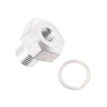 GM LS 시리즈 엔진용 오일 센서 어댑터 전문가용 내구성 부식 방지 압력 포트, 01  Silver