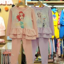 코코리따 *신상* 엘사 인어공주 가볍고 부드러운소재 여아내의!~ 피치기모 프린세스실내복 CEEU22WT2 [분당점]