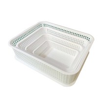 미니바구니 다용도바스켓 초등학생 사물함 책상서랍 수납 정리함 국내생산, 화이트 바구니1호