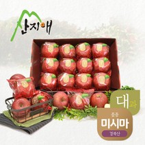 산지애 [2022햇사과] 씻어나온 꿀사과 3kg 1box (대과) / 미시마 당도선별, 단품없음