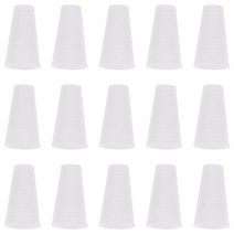블라인드 펜던트 창문 플라스틱 코드 태슬. 당김 끝. 작은 소모품 부품. 걸이식 장식. 15 개, 01 White_01 2x1.2cm