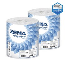 유한킴벌리 크리넥스 물에 잘녹는 에어셀 점보롤 140m 3롤 x 2팩 대용량 4537661, 2개
