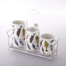 삼미 빌톤 유로피안 물고기 3단 수저통