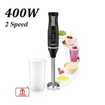 2 스피드 핸드 블렌더 전기 음식 믹서 700ml 스무디 컵 주방 믹서 야채 과일 교반 고기 분쇄기 Sonifer, [02] SF8026-Black, [01] EU 플매트 카펫 러그