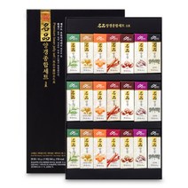 밀양한천 명품 양갱 종합 선물 세트 3호 7가지맛 21개입, 3호 x 1박스 + 쇼핑백추가