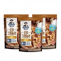 퀘이커 오트그래놀라(350g) 골든넛츠 3개, 350g