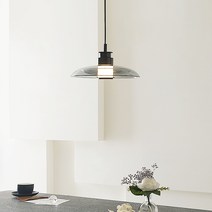 공간조명 벤젤 LED 펜던트 20W LED 일체형 블랙 유리 전구포함, 벤젤+[20W] 3000K 노란불