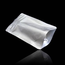 고급 지퍼스탠드 알루미늄봉투 13X20cm 밑3.5cm 300매 은박봉지 은박비닐봉투 은박지포장지 커피봉투 은박포장지 은박포장봉투 은색택배봉투 은박지