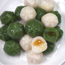 (나눔) 굳지않는 2색꿀송편떡 1kg 참깨가 첨가되여 고소한맛 쫄깃쫄깃 말랑말랑 아이들간식 디저트 식사대용, 1개
